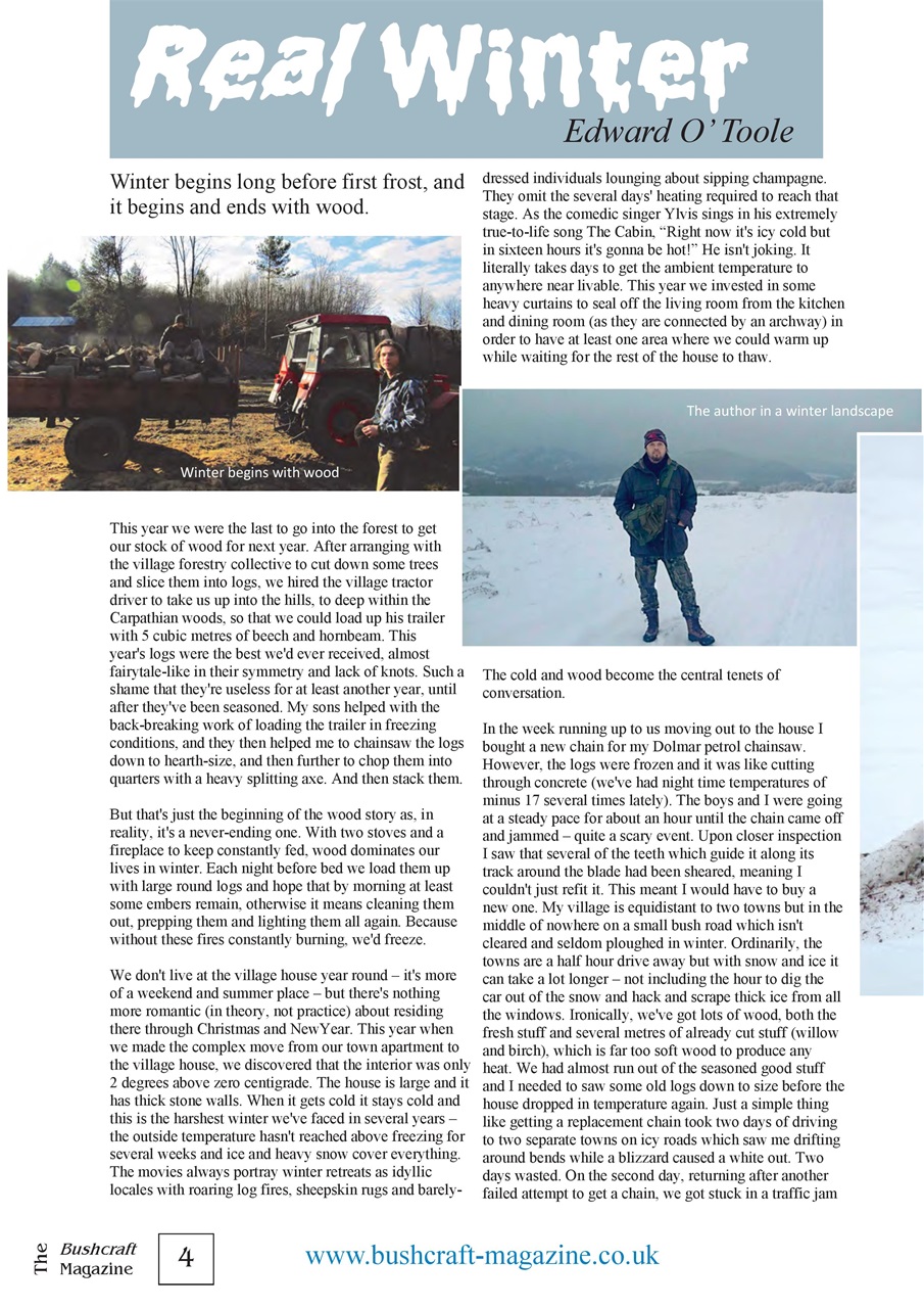 Bushcraft Magazine Preview Pages