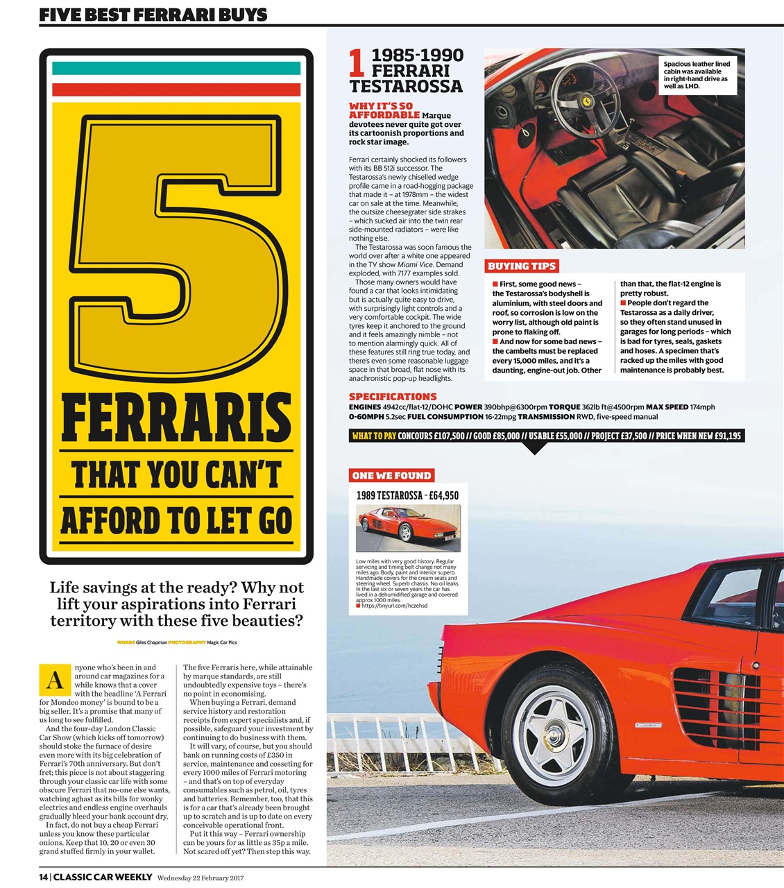 Classic Car Weekly Preview Pages