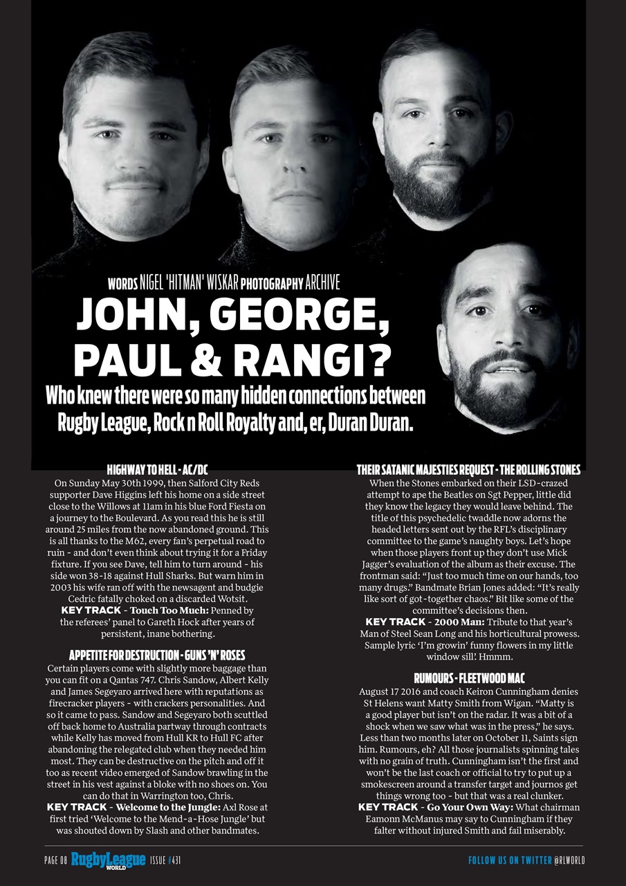 Rugby League World Preview Pages