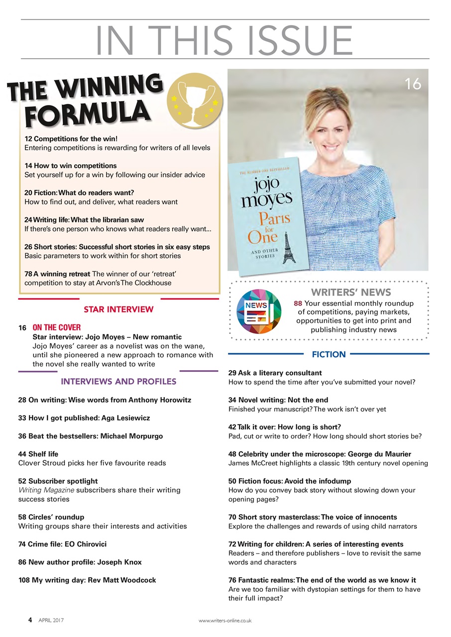 Writing Magazine Preview Pages