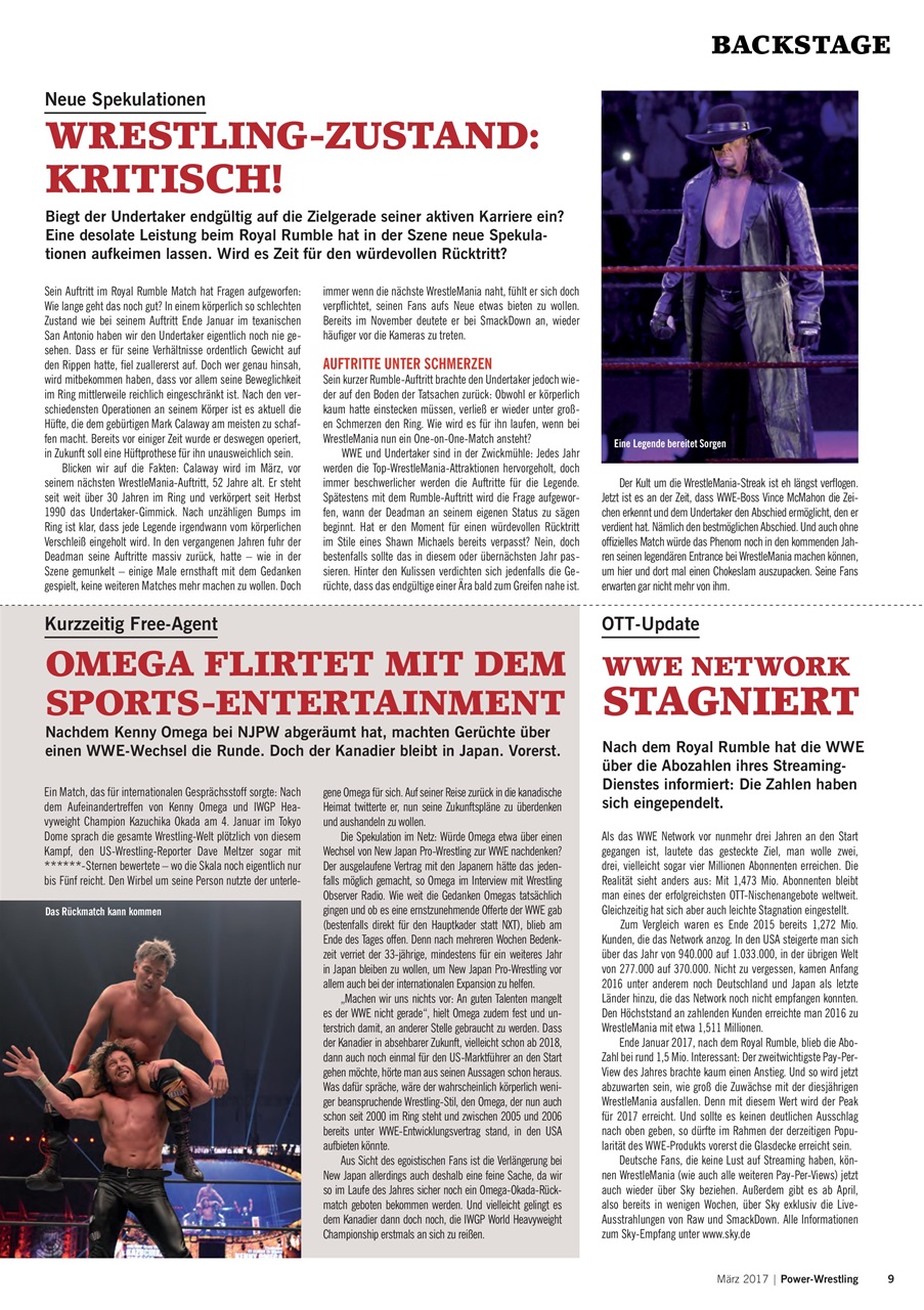Power-Wrestling Preview Pages