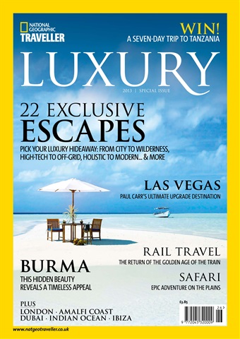 National Geographic Traveller UK issue NGT Luxury 2013