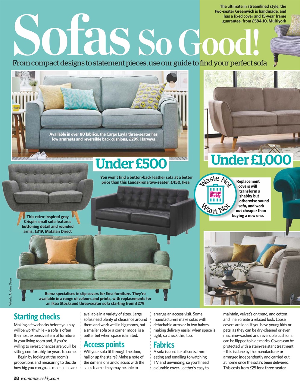 Woman's Weekly Preview Pages