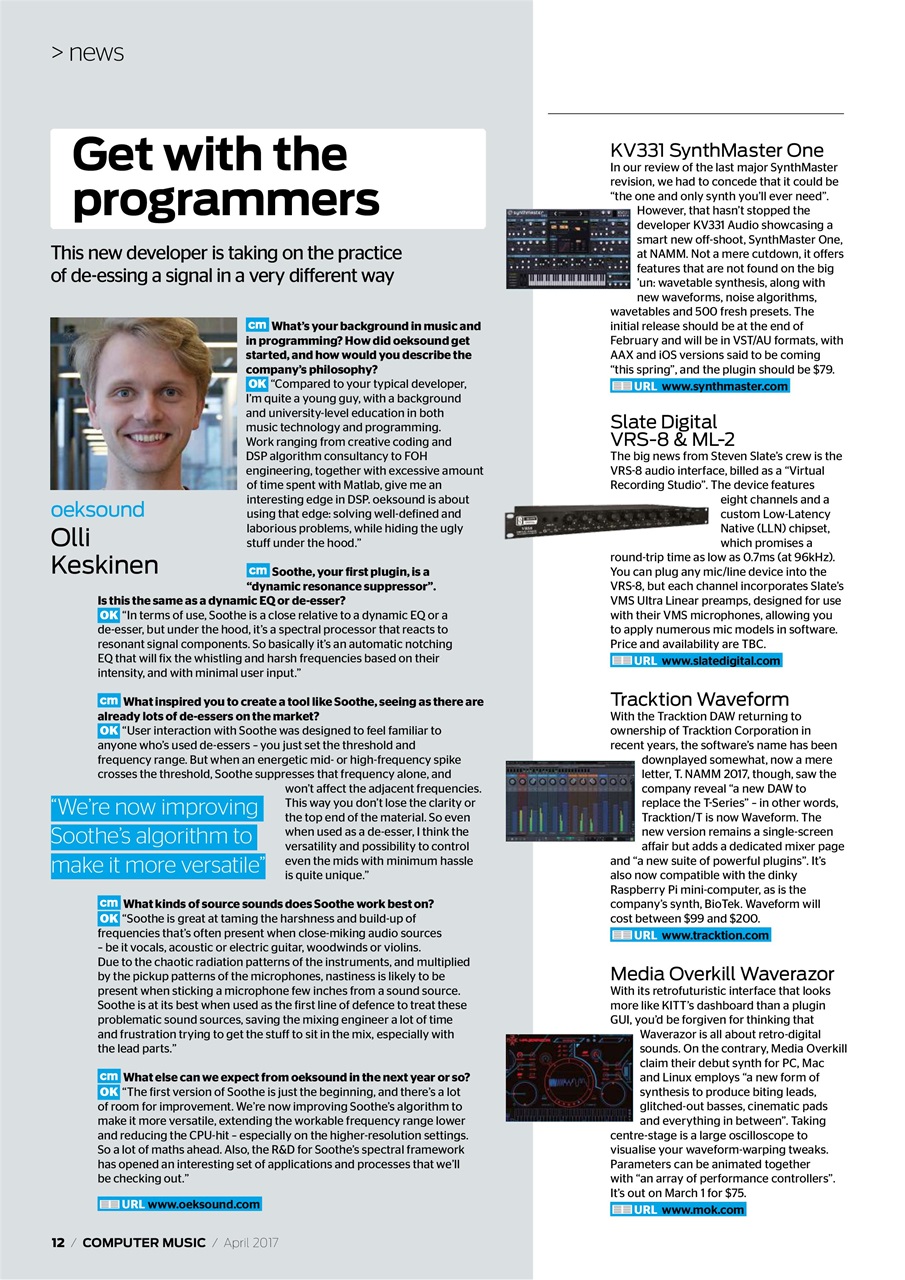 Computer Music Preview Pages