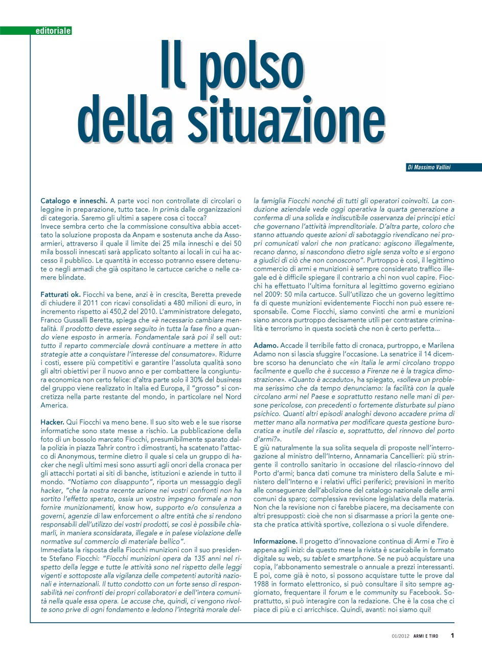 Armi E Tiro Preview Pages