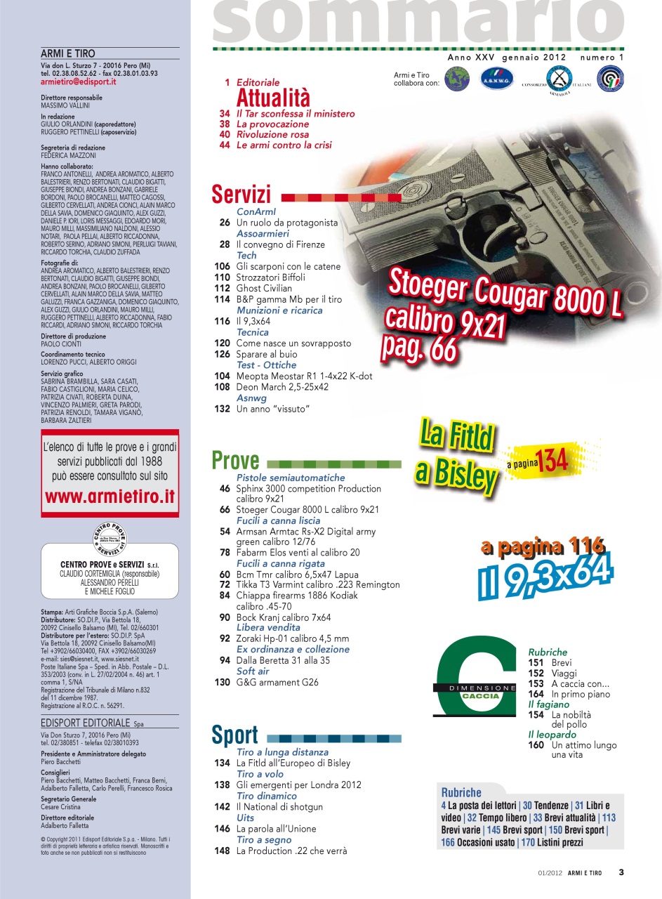 Armi E Tiro Preview Pages