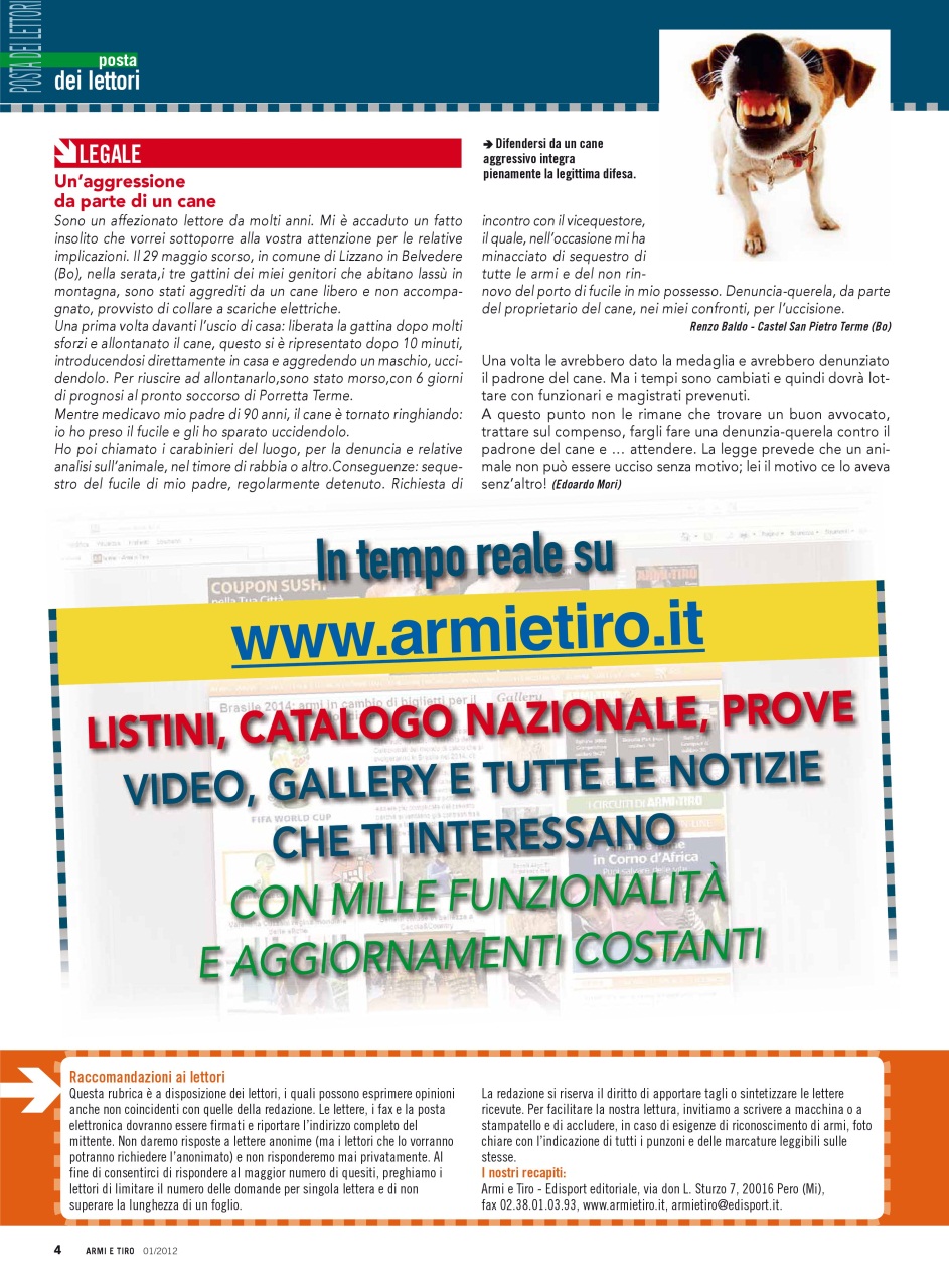 Armi E Tiro Preview Pages