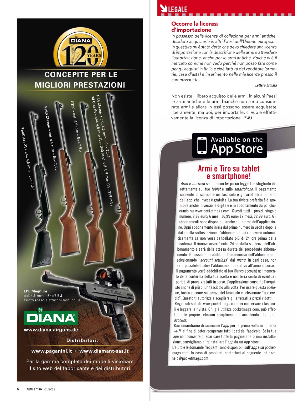Armi E Tiro Preview Pages