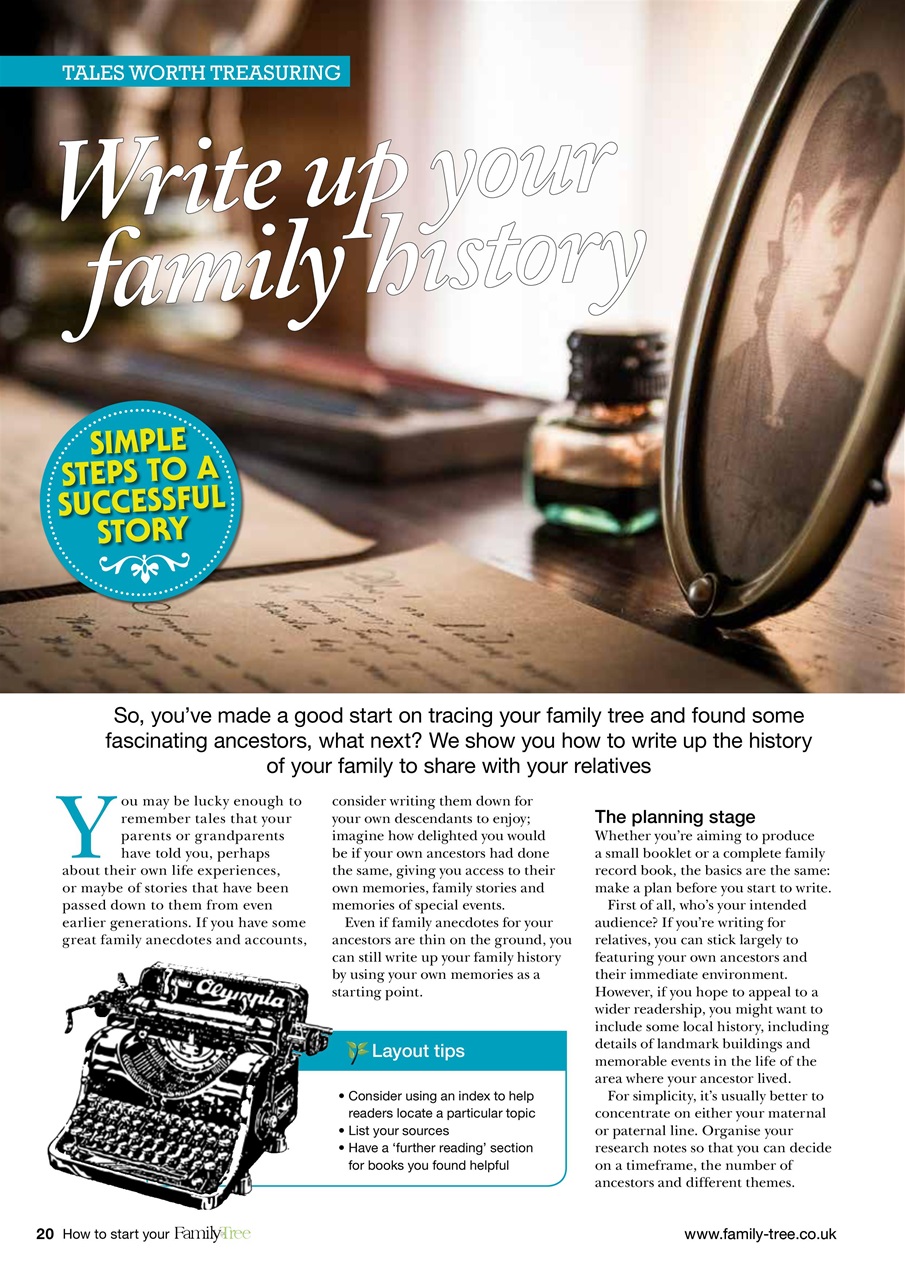 Family Tree Preview Pages