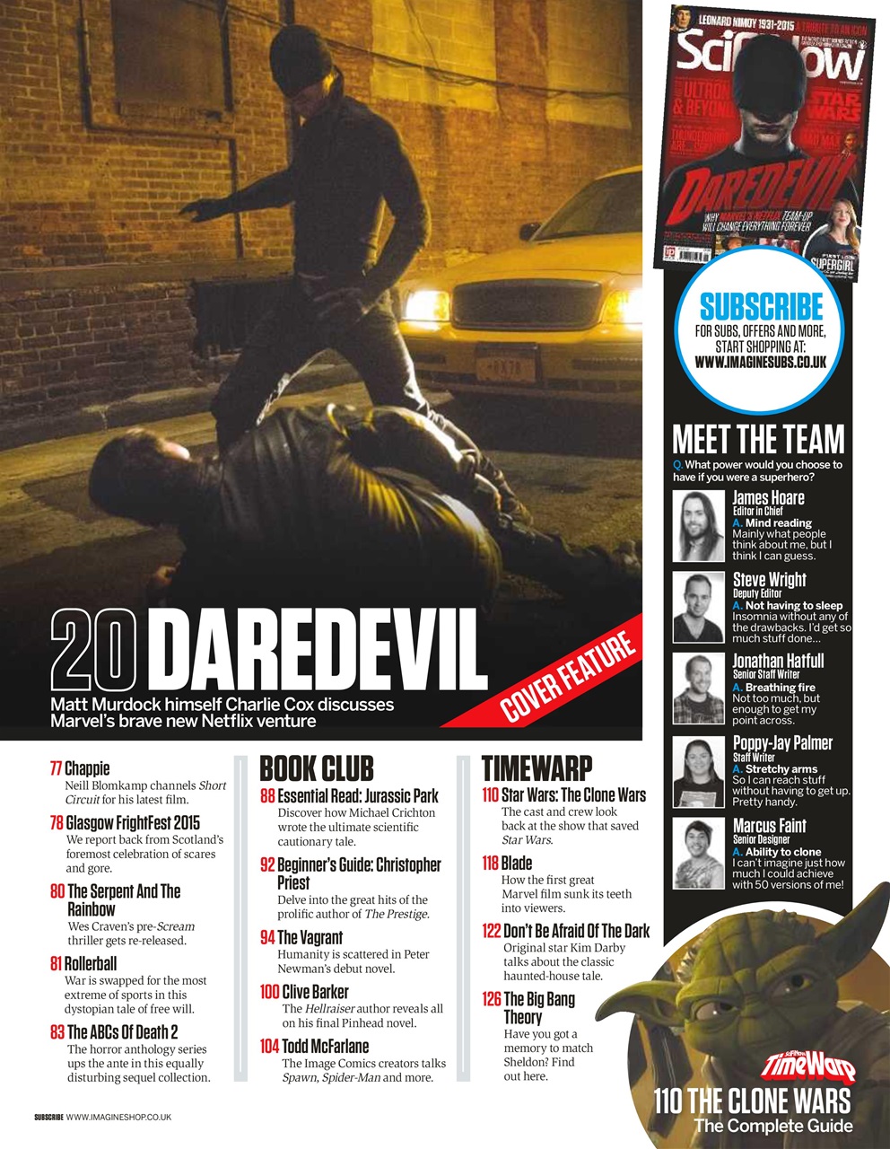 SciFiNow Preview Pages