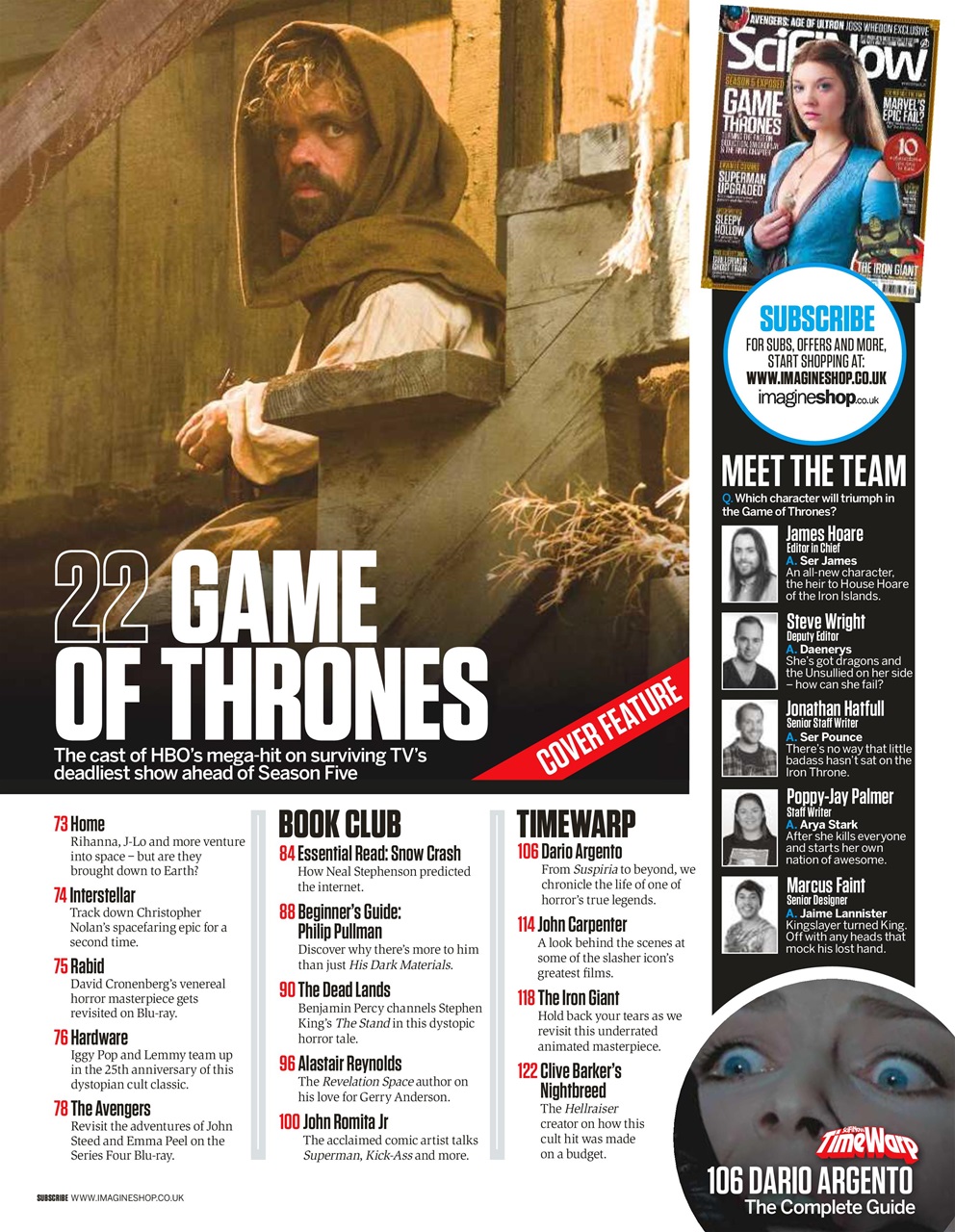 SciFiNow Preview Pages