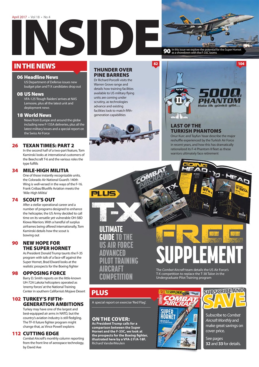 Combat Aircraft Journal Preview Pages