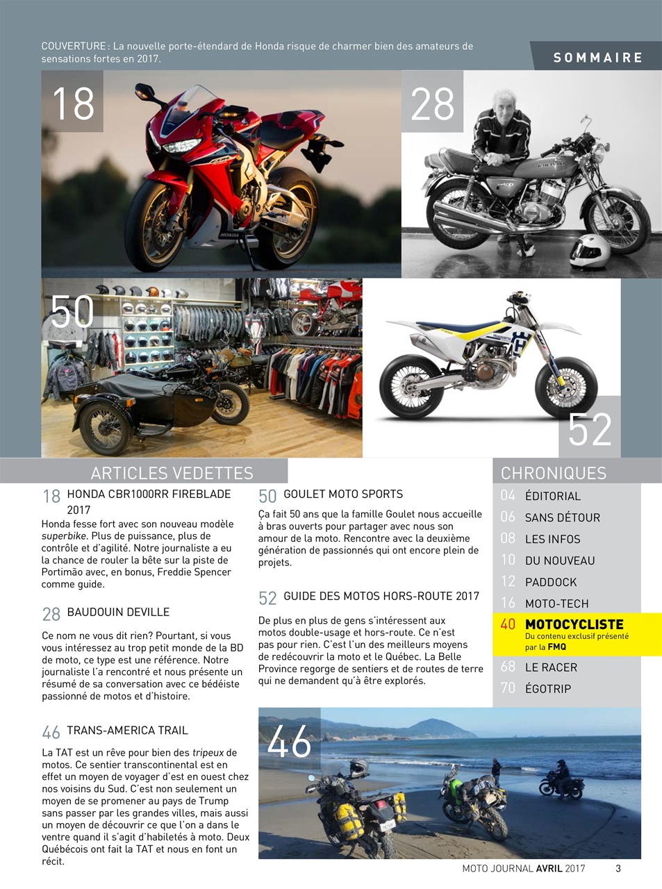 Moto Journal Preview Pages