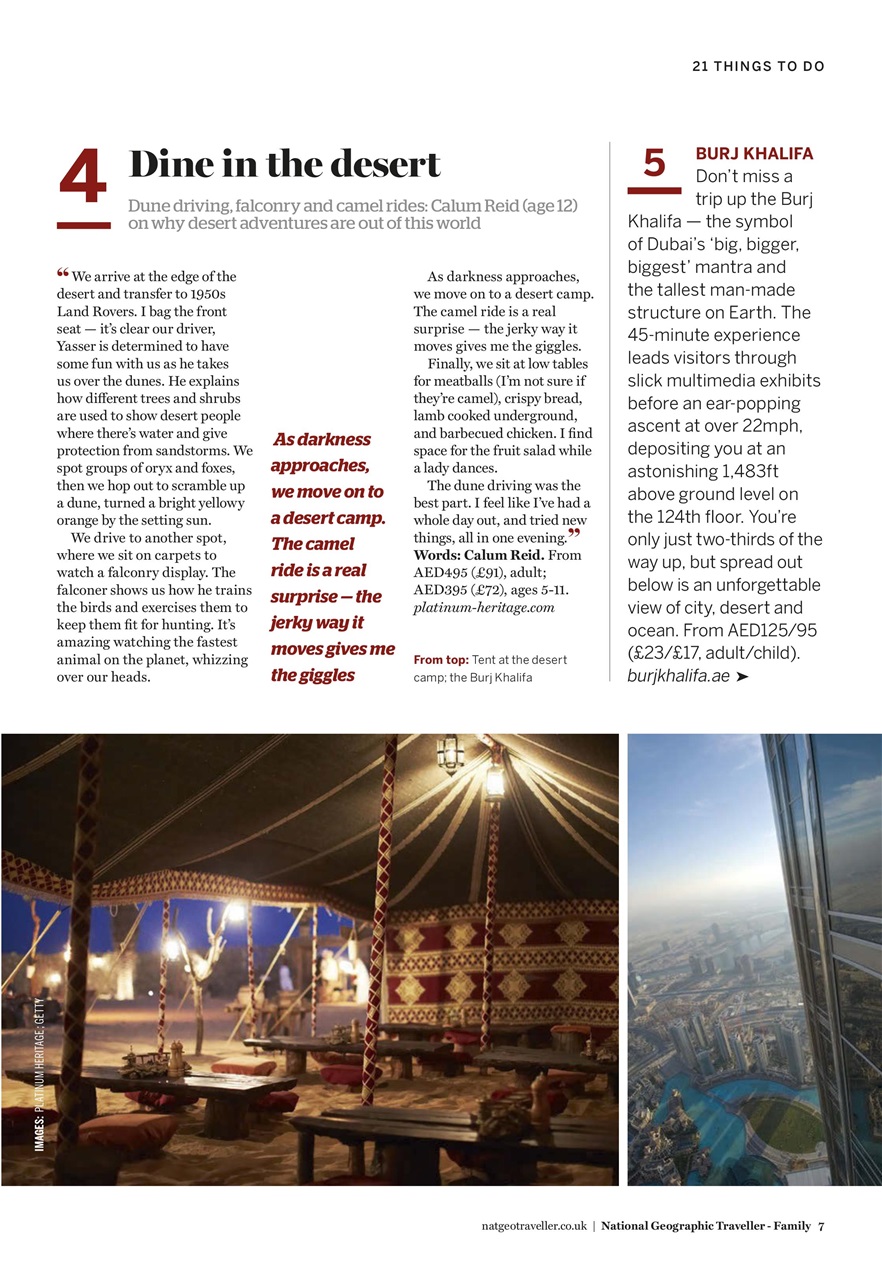 National Geographic Traveller UK Preview Pages