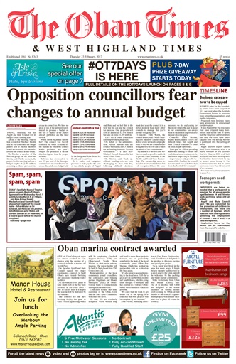 The Oban Times & Lochaber Times issue 