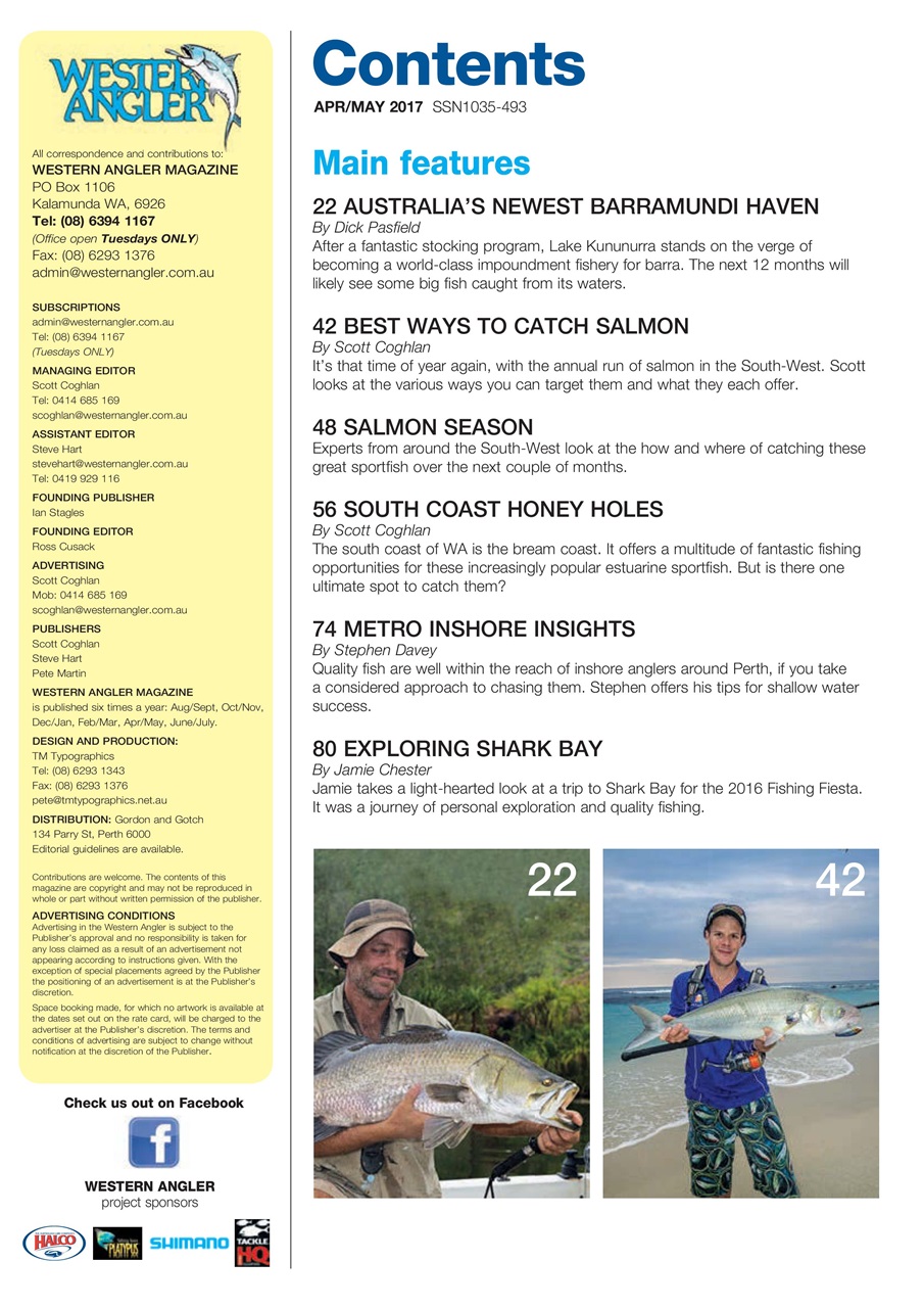Western Angler Preview Pages