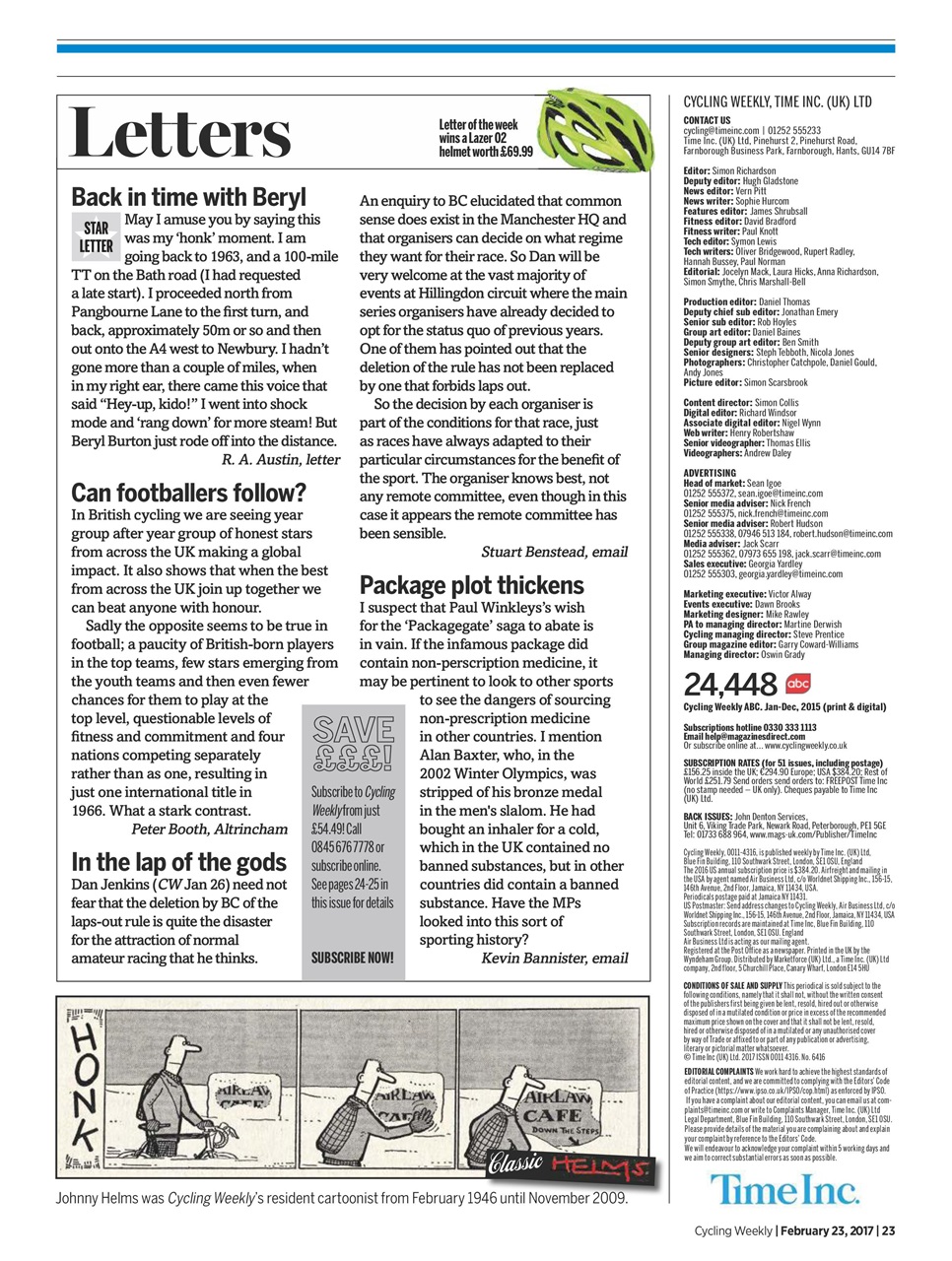 Cycling Weekly Preview Pages