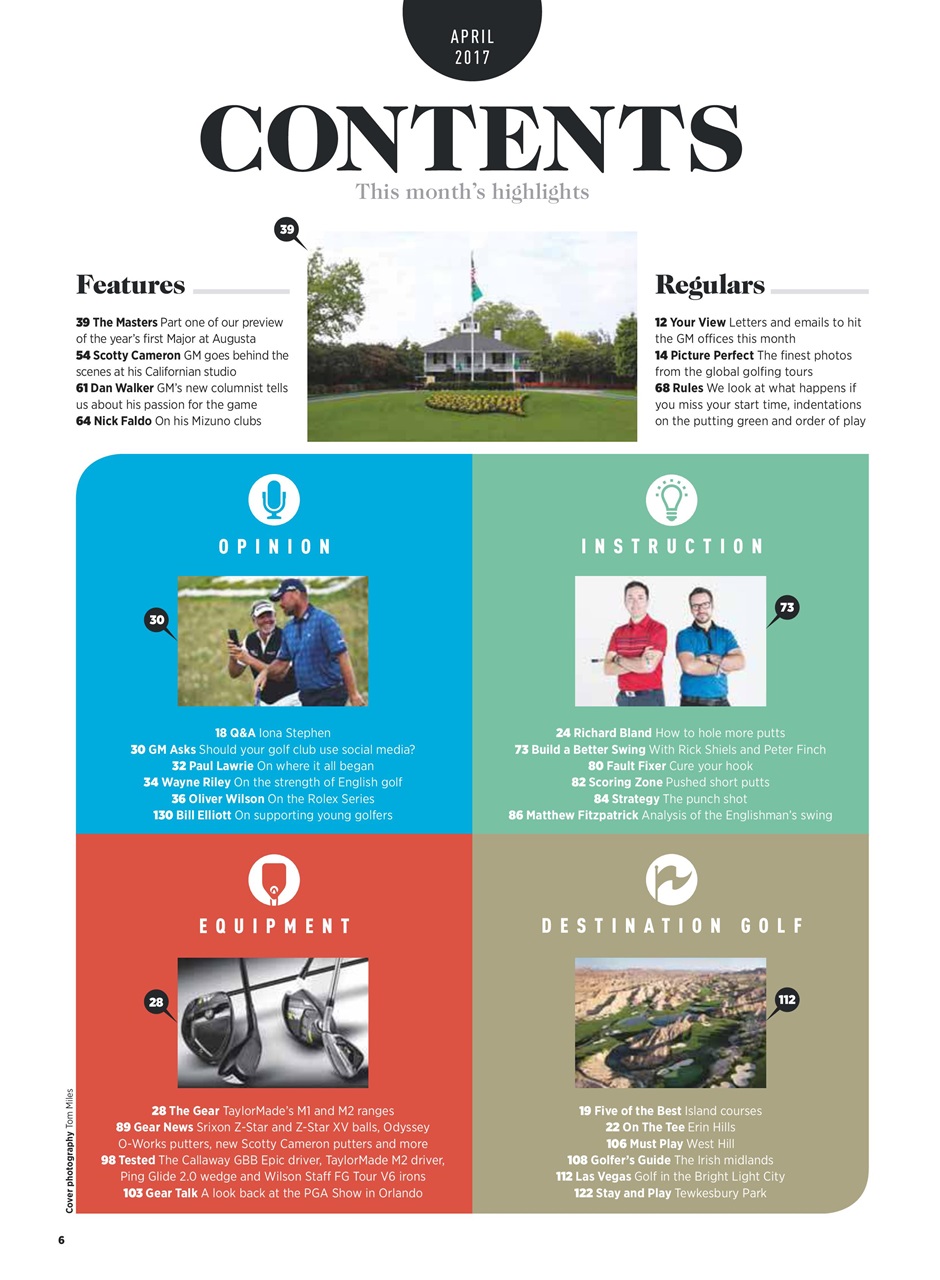 Golf Monthly Preview Pages