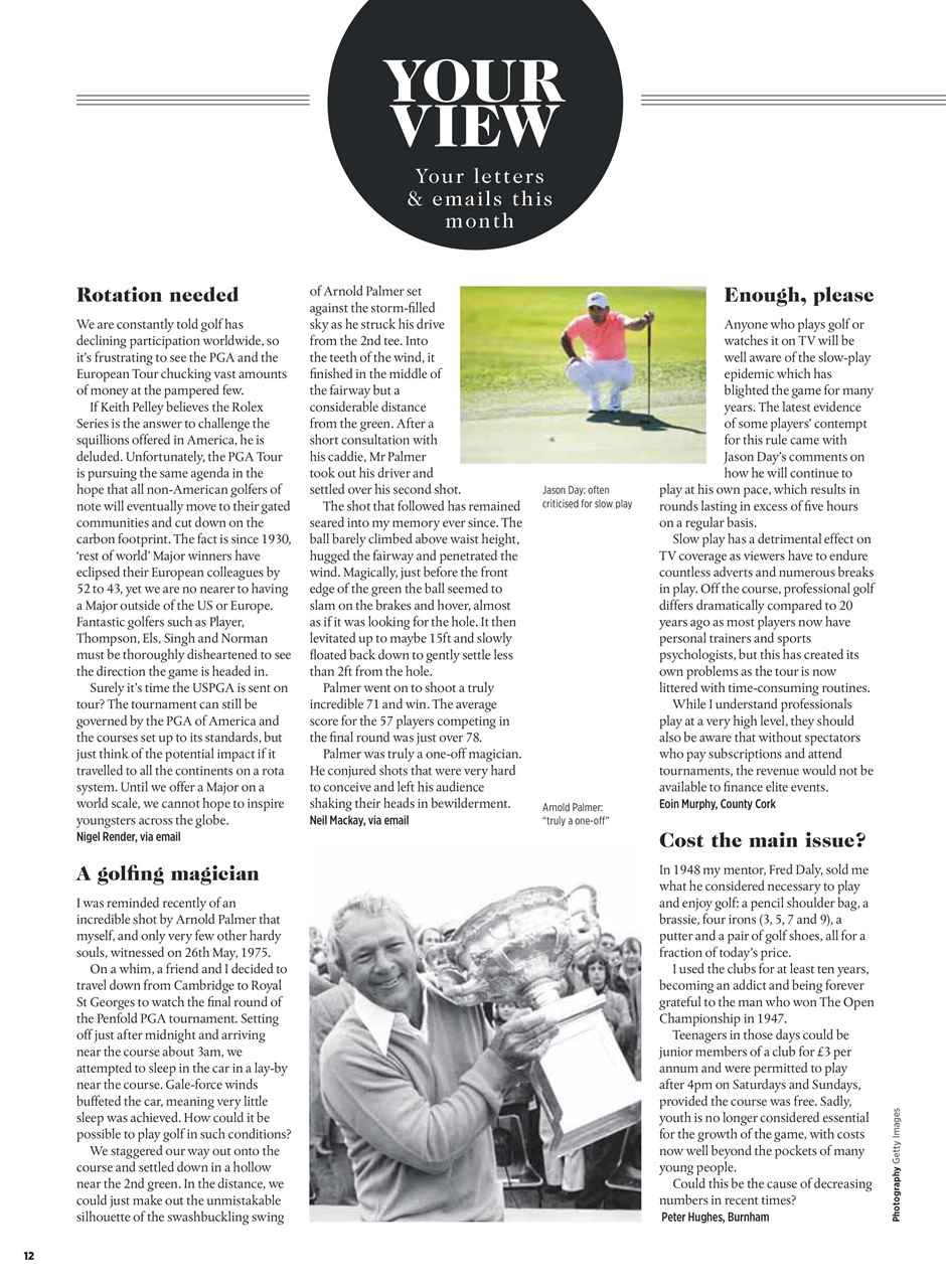 Golf Monthly Preview Pages
