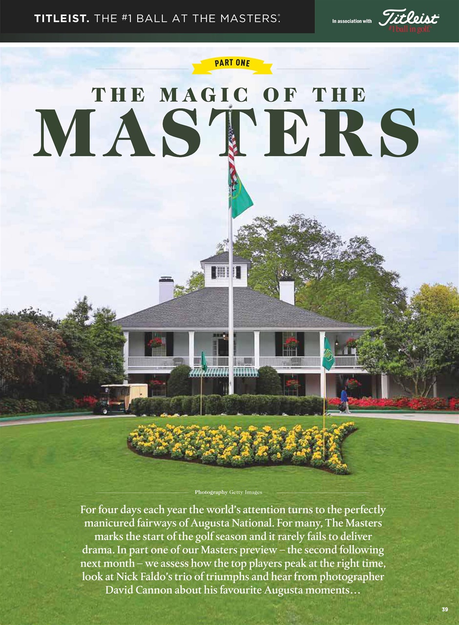 Golf Monthly Preview Pages