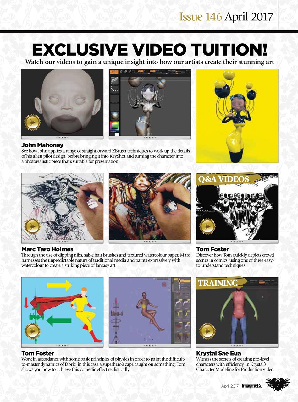 ImagineFX Preview Pages