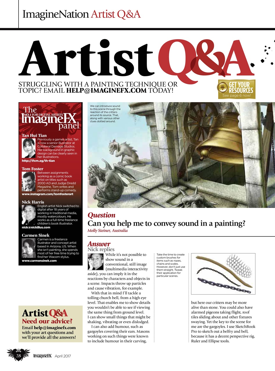 ImagineFX Preview Pages