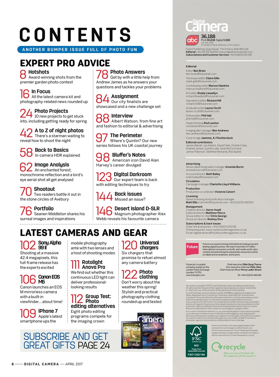 Digital Camera Magazine Preview Pages