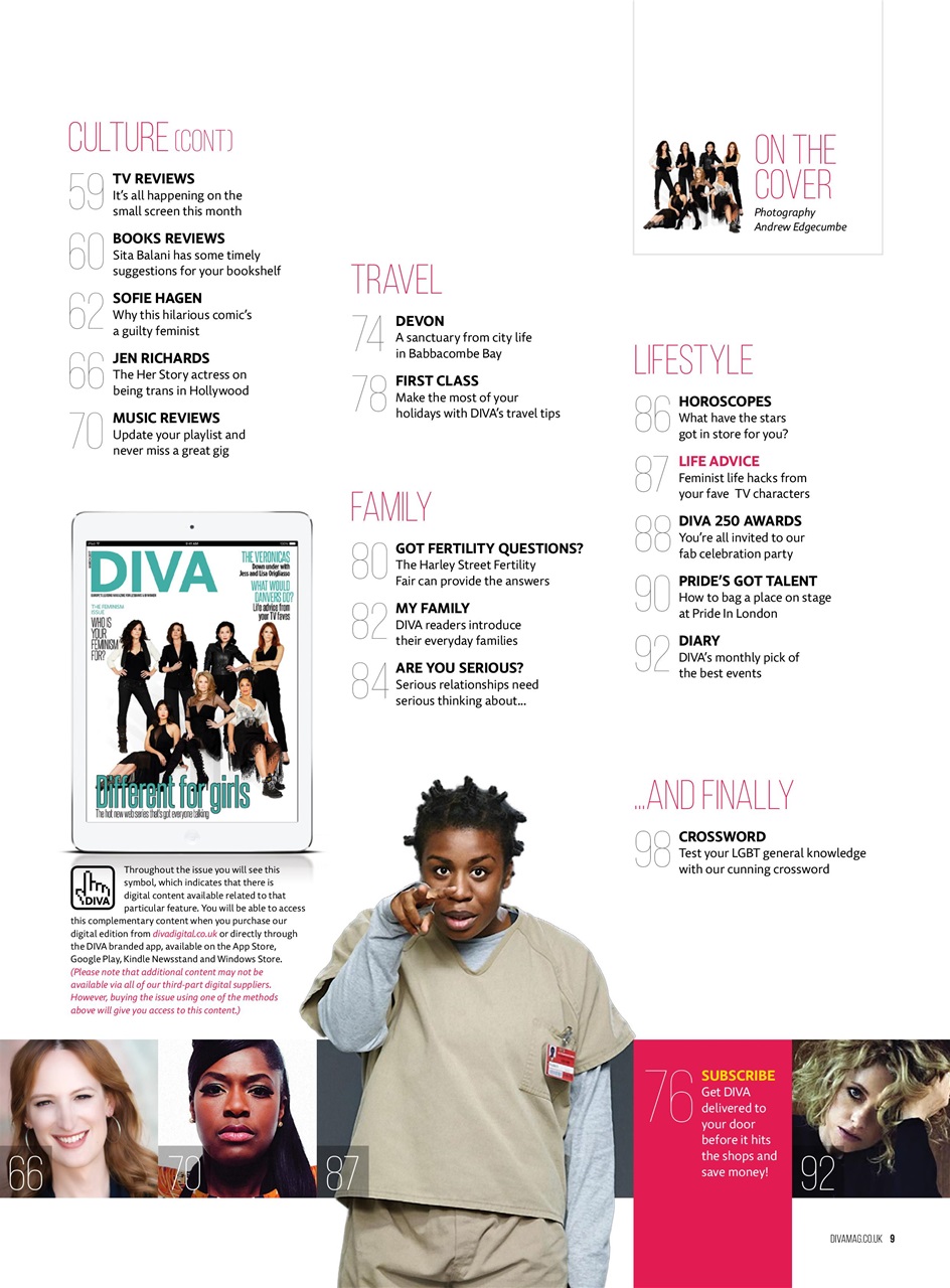 DIVA Magazine Preview Pages