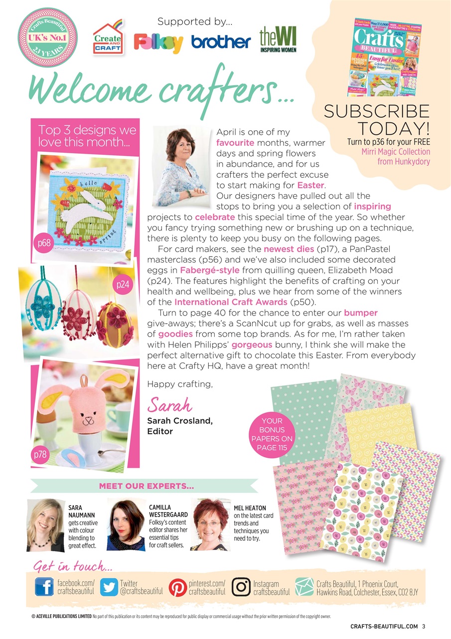 Crafts Beautiful Preview Pages