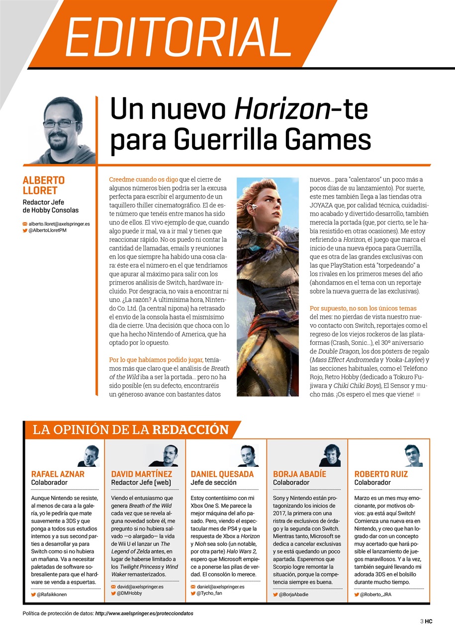 Hobby Consolas Preview Pages