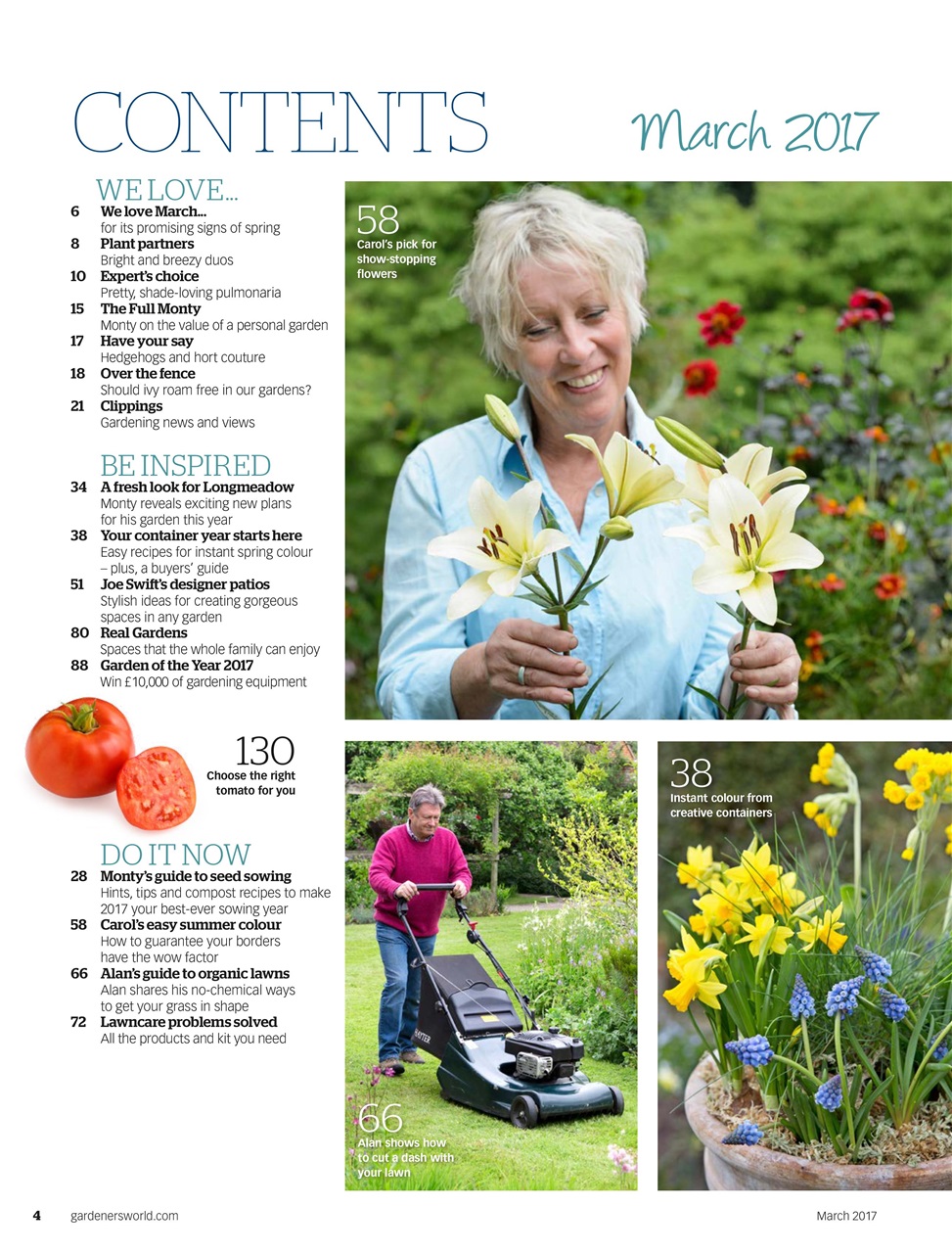 BBC Gardeners’ World Magazine Preview Pages