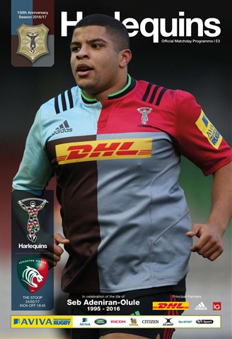 Harlequins issue Harlequins V Leicester Tigers 