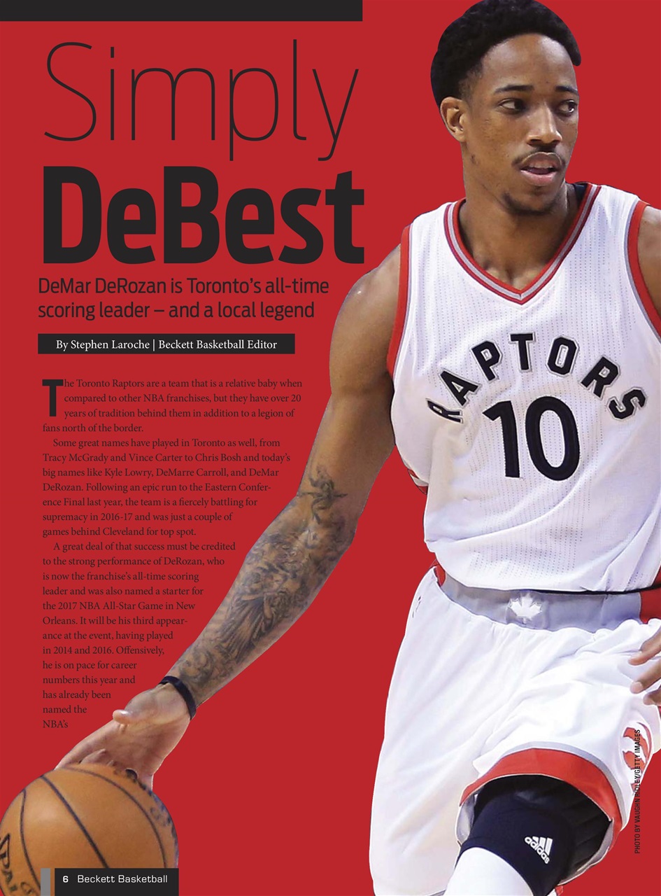 Beckett Basketball Magazine Preview Pages