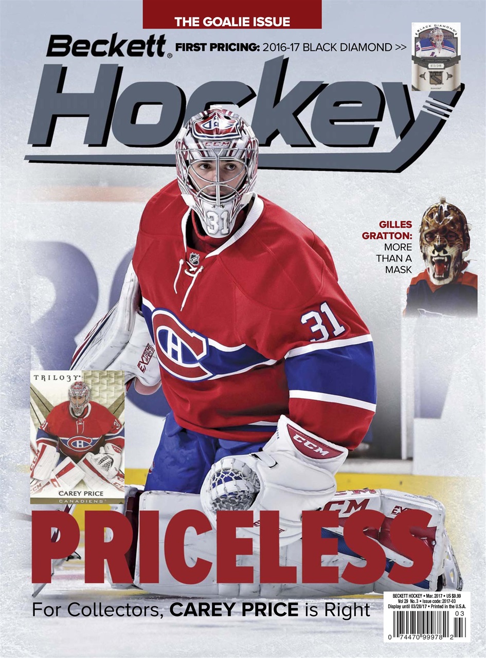Beckett Hockey Magazine Preview Pages