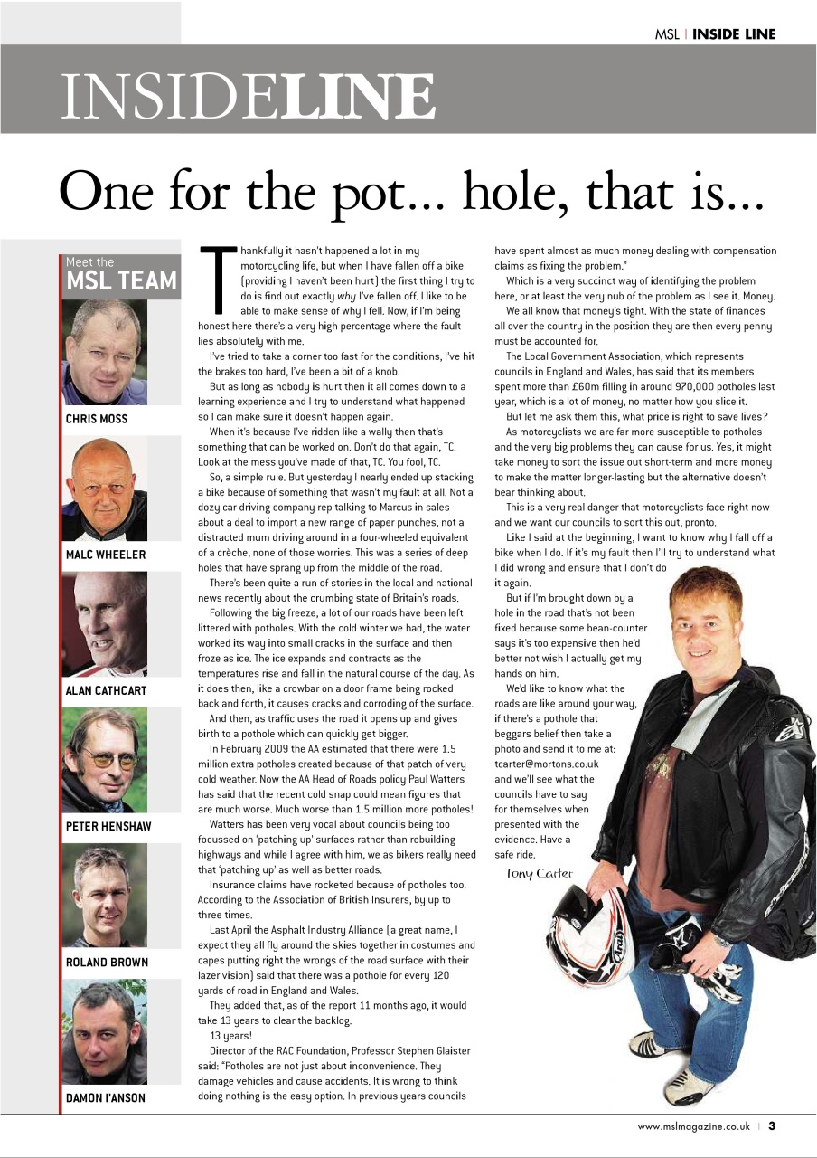 Motorcycle Sport & Leisure Preview Pages