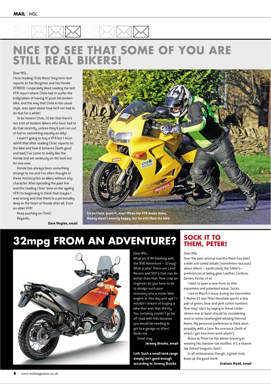 Motorcycle Sport & Leisure Preview Pages