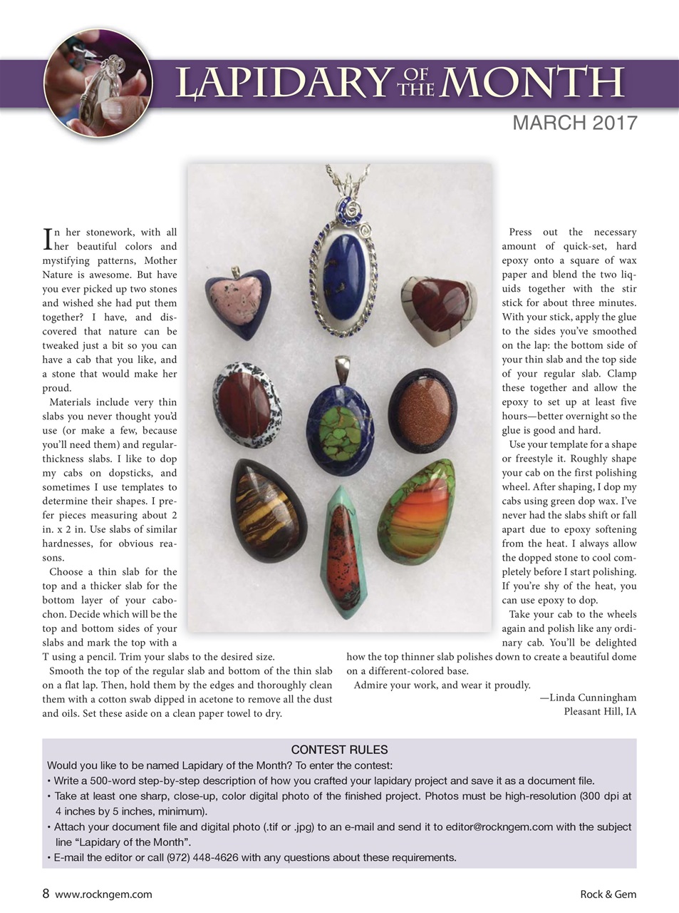 Rock&Gem Magazine Preview Pages