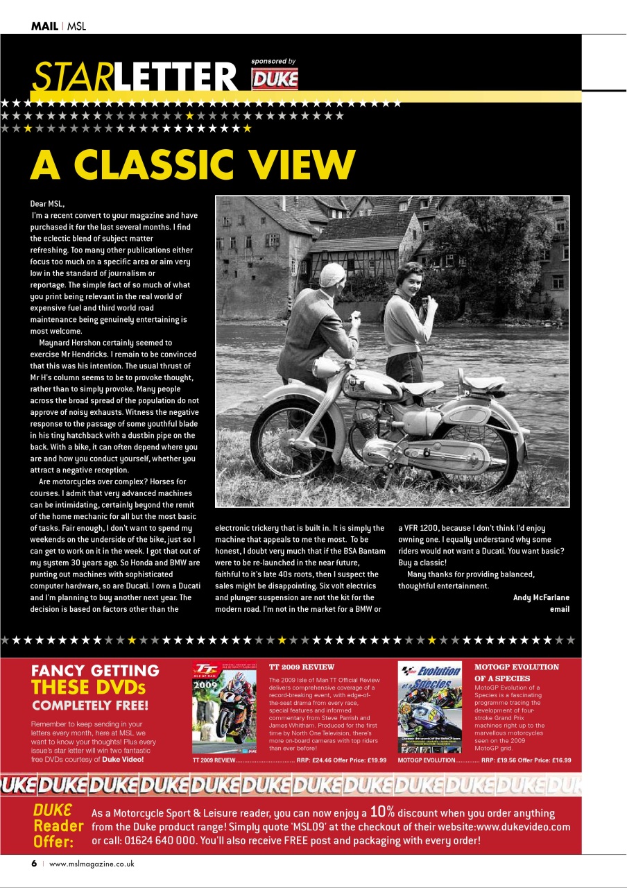 Motorcycle Sport & Leisure Preview Pages