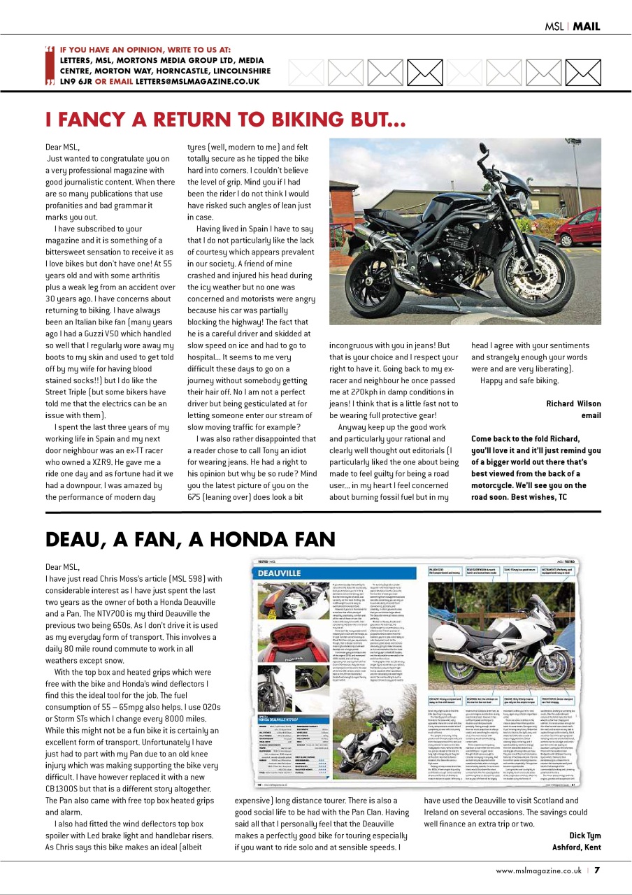 Motorcycle Sport & Leisure Preview Pages