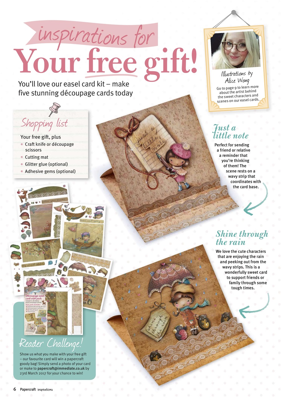 Papercraft Inspirations Preview Pages