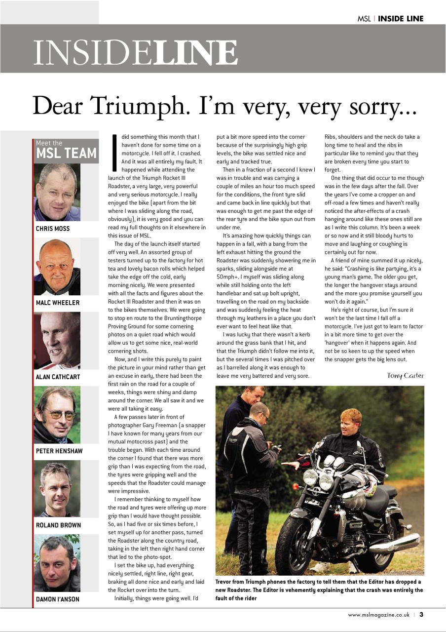 Motorcycle Sport & Leisure Preview Pages