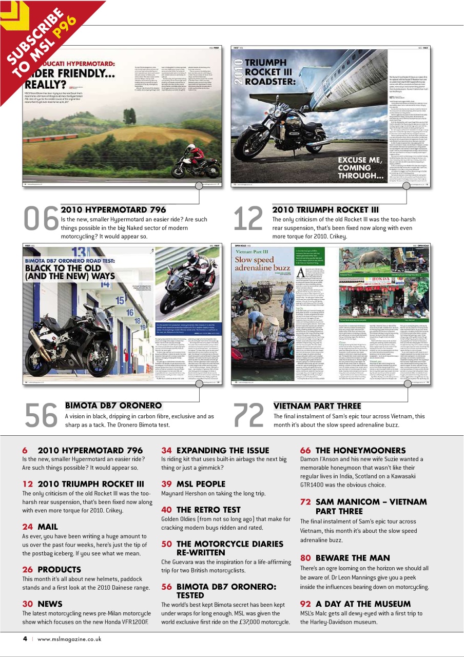 Motorcycle Sport & Leisure Preview Pages