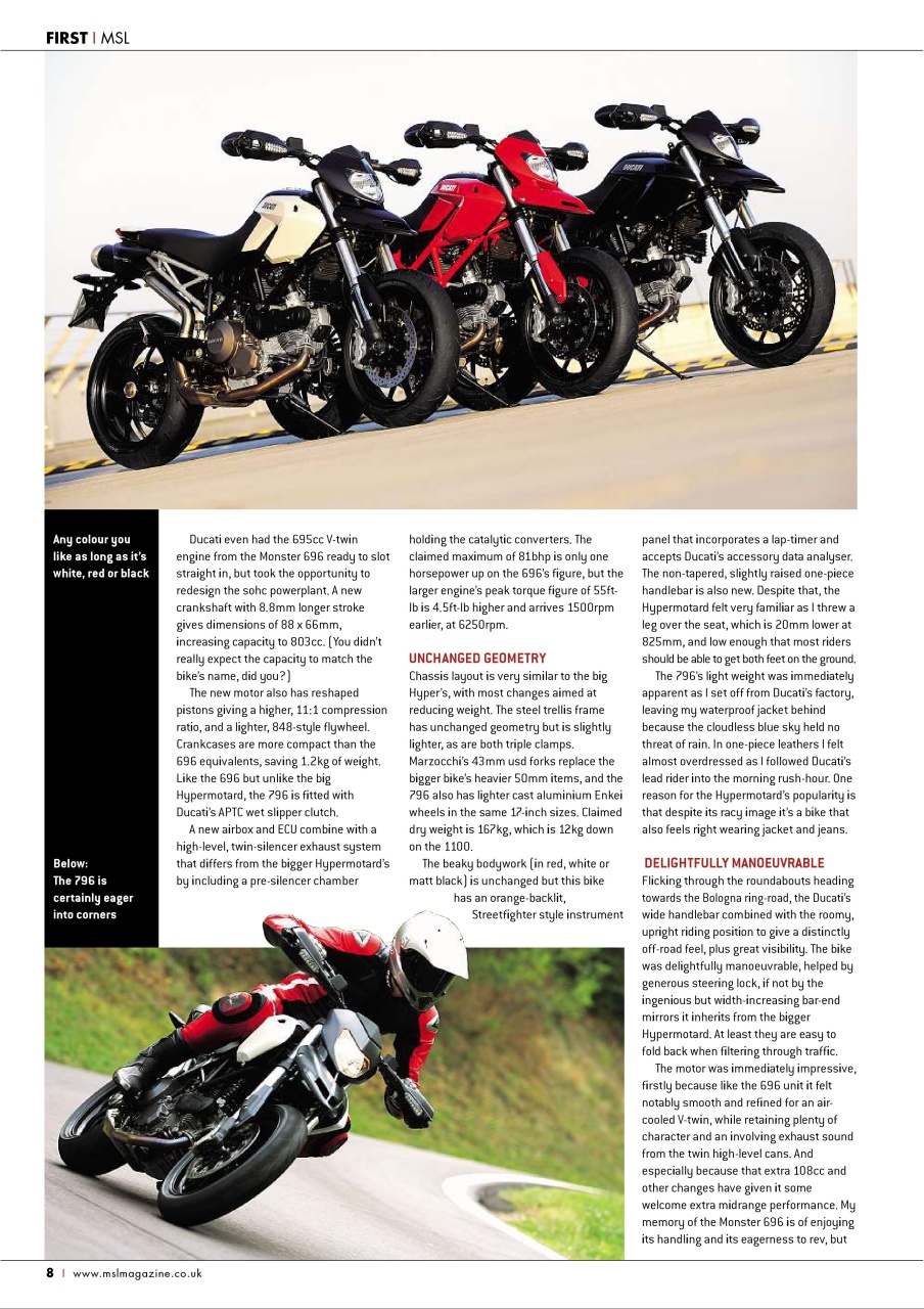 Motorcycle Sport & Leisure Preview Pages