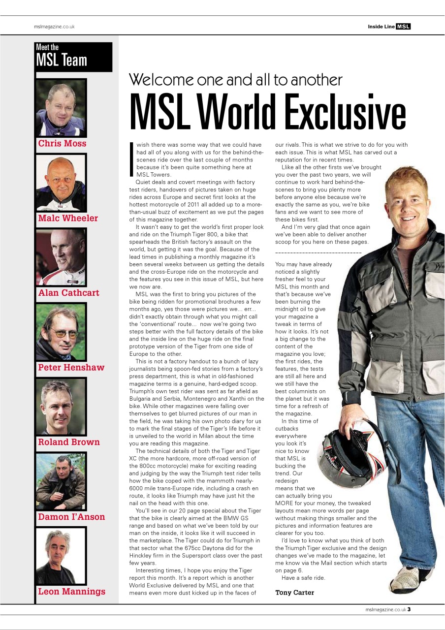 Motorcycle Sport & Leisure Preview Pages