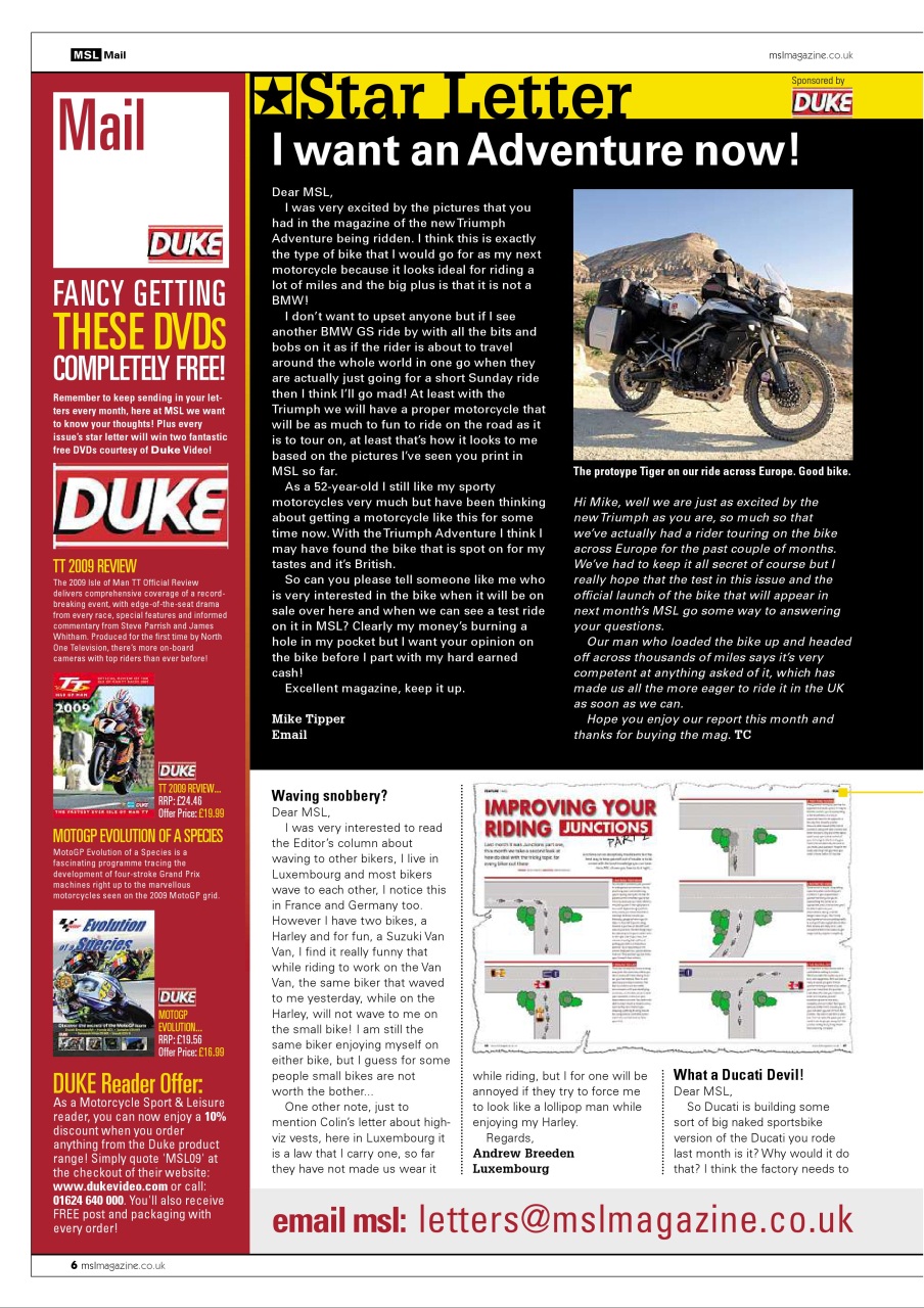 Motorcycle Sport & Leisure Preview Pages