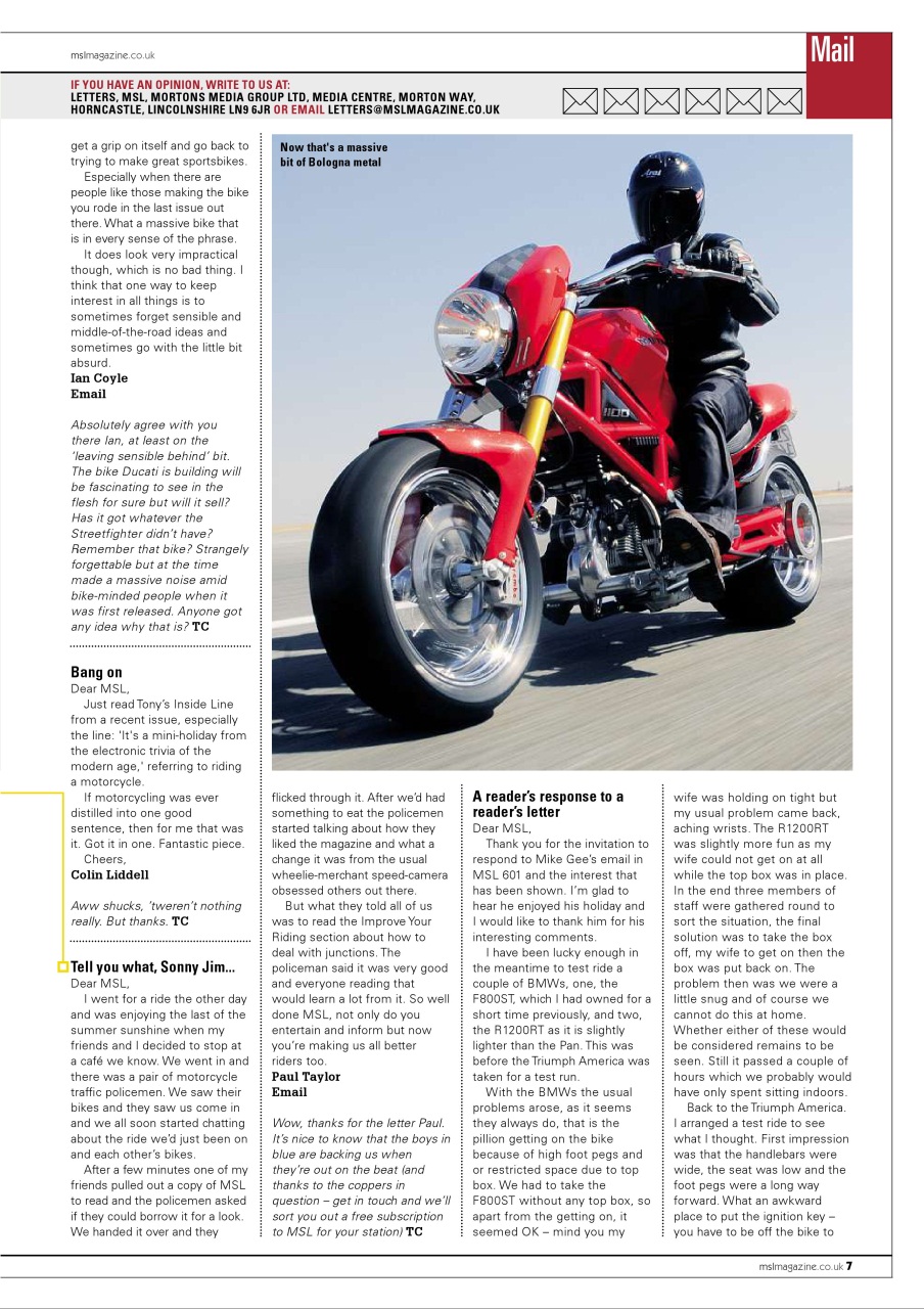 Motorcycle Sport & Leisure Preview Pages