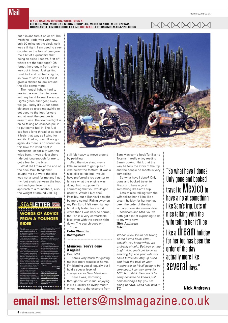 Motorcycle Sport & Leisure Preview Pages