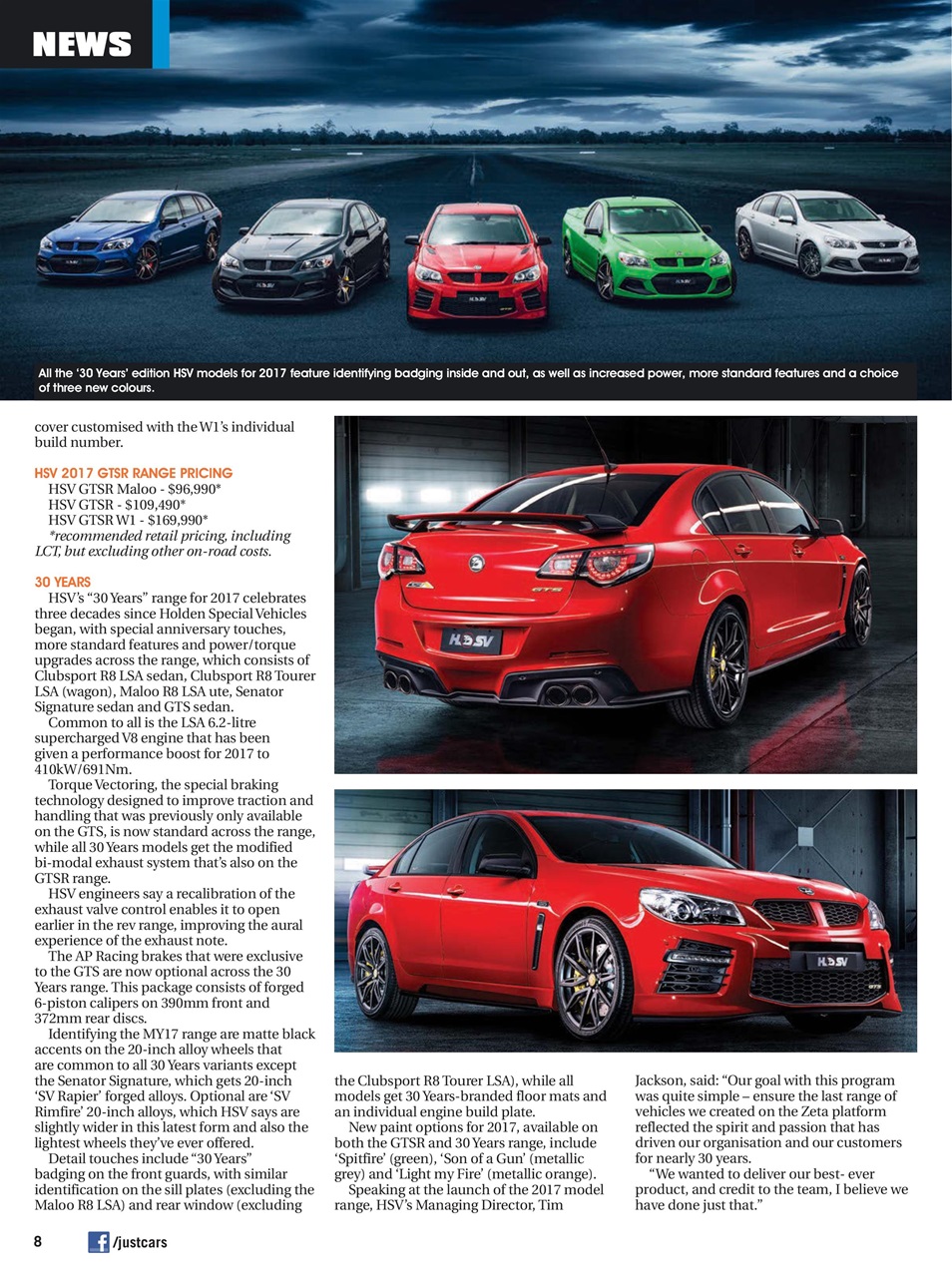 JUST CARS Preview Pages