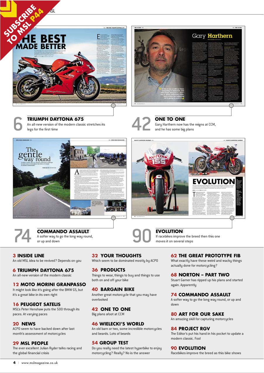 Motorcycle Sport & Leisure Preview Pages