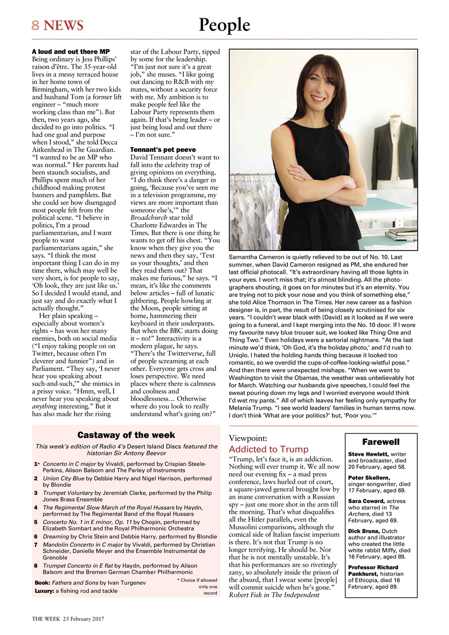 The Week Preview Pages